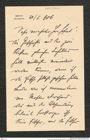Nachlass Franz Steindachner, Brief von Pitner an Franz Steindachner (20.01.1906), Inv.Nr. 398.01, Seite 1